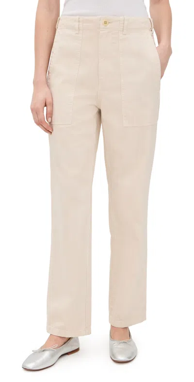 Alex Mill Neil Pants In Herringbone Ecru In Nude