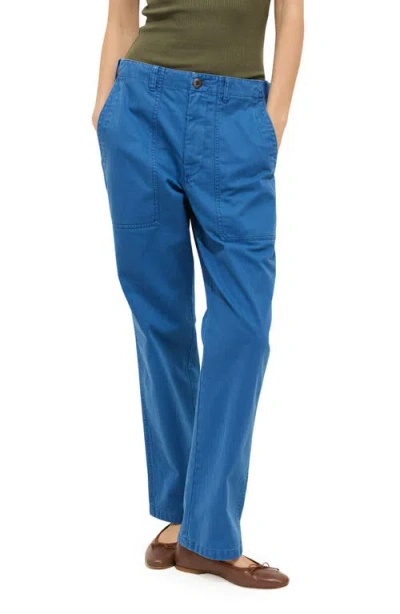 Alex Mill Neil Straight Leg Pants In Blue