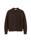 Alex Mill Nico Chunky Cardigan Chocolate In Brown