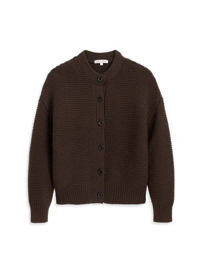 Alex Mill Nico Cardigan In Cotton In Brown