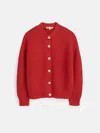 Alex Mill Nico Cardigan In Cotton In Marmalade