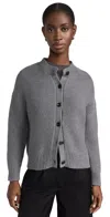 Alex Mill Nico Cardigan In Cotton In Heather Grey