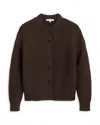 Alex Mill Nico Chunky Cardigan Chocolate In Brown