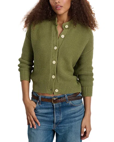 ALEX MILL NICO CREWNECK COTTON CARDIGAN