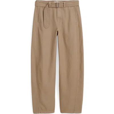 Alex Mill Ninth Street Cotton Twill Pants In Brown