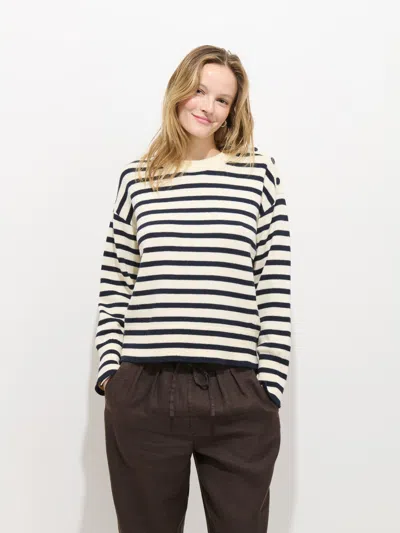Alex Mill Normandy Striped Sweater In Cotton In Neutral