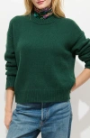 Alex Mill Nottinghill Merino Wool Blend Sweater In Green