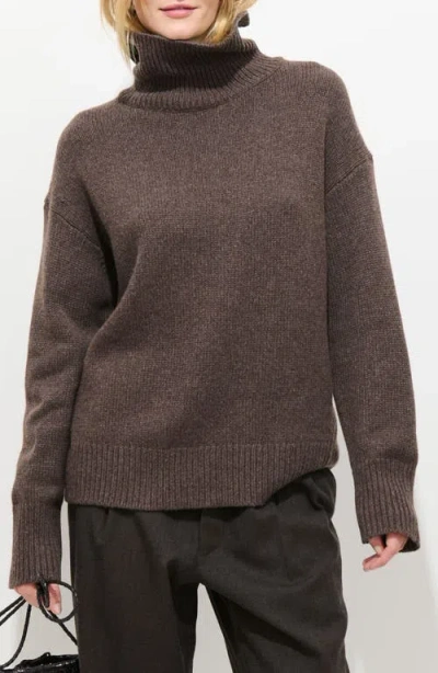 ALEX MILL ALEX MILL NOTTINGHILL MERINO WOOL BLEND TURTLENECK SWEATER