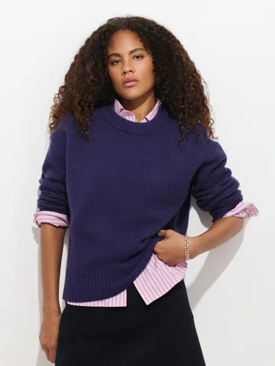 Alex Mill Nottinghill Sweater In Wool In Blue