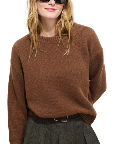 Alex Mill Nottinghill Wool Blend Crewneck Sweater In Princess Cake