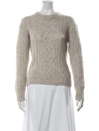 Pre-owned Alex Mill Nylon Crew Neck Sweater In Grey