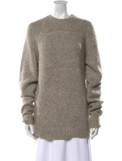 Pre-owned Alex Mill Nylon Crew Neck Sweater In Neutrals