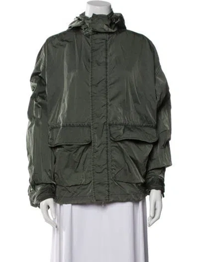 Pre-owned Alex Mill Nylon Utility Jacket In Green