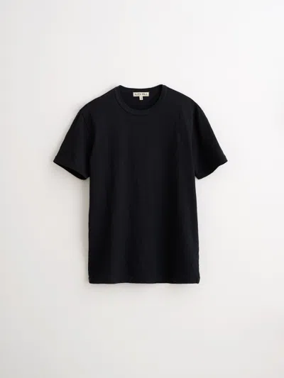 Alex Mill Standard T-shirt In Slub Cotton In Black