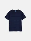 Alex Mill Omnigod X  Bold Stripe Tee In Deep Indigo