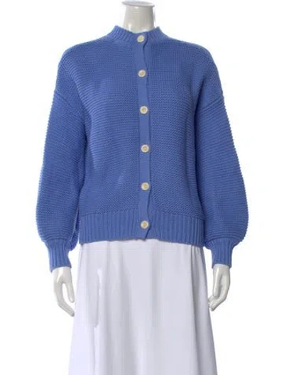 Pre-owned Alex Mill Open Front Sweater In Blue