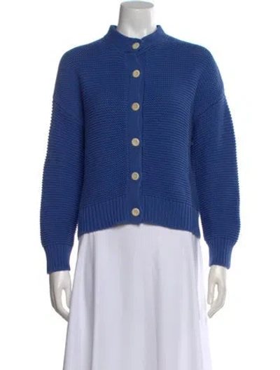 Pre-owned Alex Mill Open Front Sweater In Blue