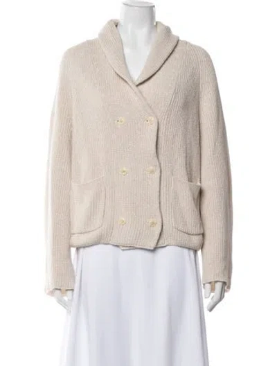 Pre-owned Alex Mill Open Front Sweater In Grey