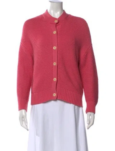 Pre-owned Alex Mill Open Front Sweater In Pink