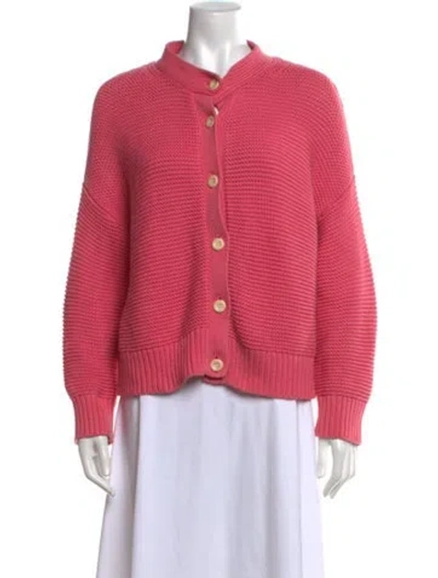 Pre-owned Alex Mill Open Front Sweater In Pink