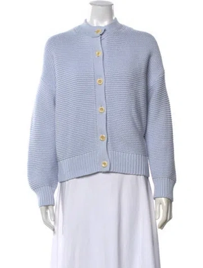 Pre-owned Alex Mill Open Front Sweater W/ Tags In Blue/white