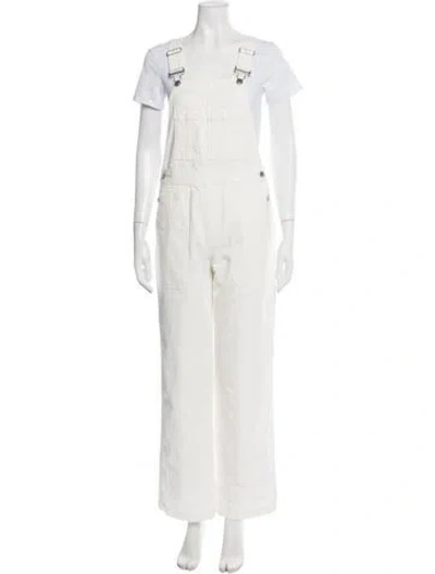 Pre-owned Alex Mill Overalls In White