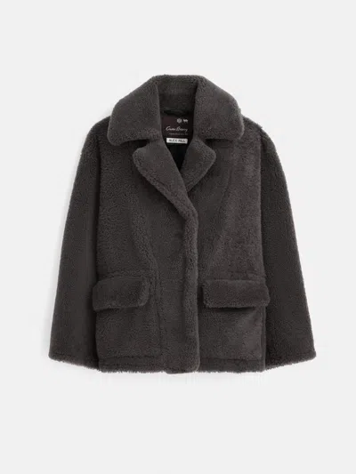 Alex Mill Owen Barry Shearling Tansy Jacket In Grey