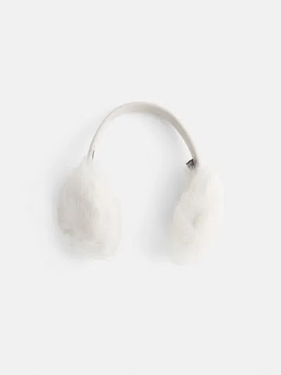 Alex Mill Owen Barry X   Earmuffs In Toscana In White