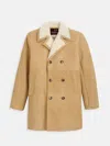 Alex Mill Owen Barry X  Jesse Double Breasted Coat In Neutral