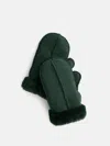 Alex Mill Owen Barry X  Mittens In Suede Shearling