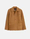 Alex Mill Owen Barry X  Work Jacket In Suede In Tan