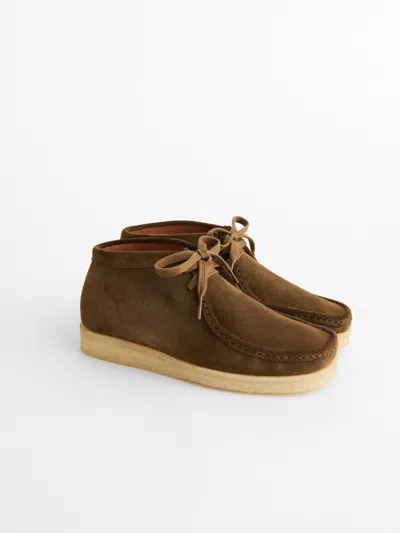 Alex Mill Padmore & Barnes Suede Boot In Antilope