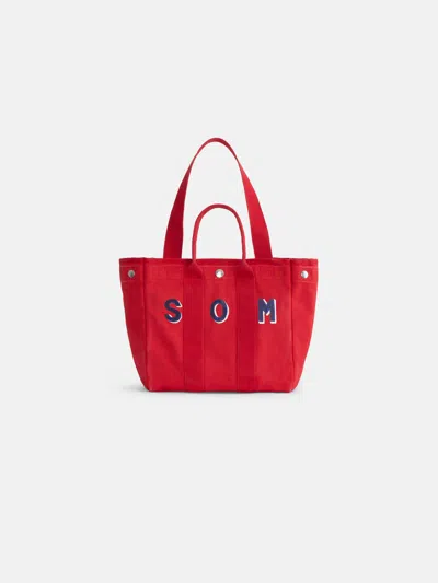 Alex Mill Painted Perfect Daily Tote In Red