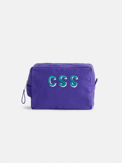 Alex Mill Painted Perfect Dopp Kit In Deep Purple