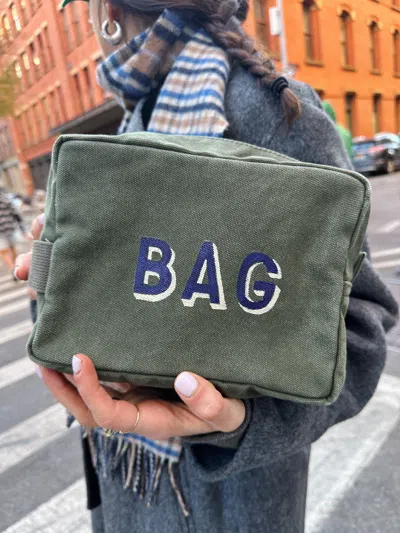 Alex Mill Painted Perfect Dopp Kit In Military Olive
