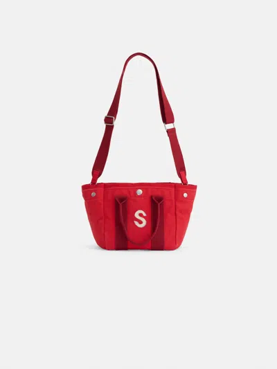 Alex Mill Painted Perfect Little Tote In Red