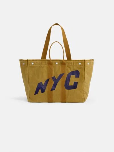 Alex Mill Painted Perfect Nyc Metro Weekend Tote In Brown
