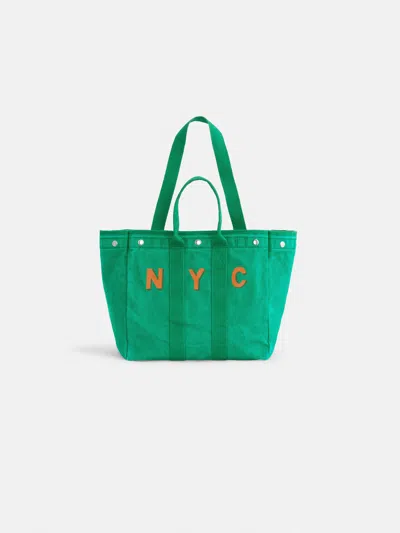Alex Mill Painted Perfect Weekday Tote In Green