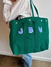 Alex Mill Painted Perfect Weekday Tote In Jadeite