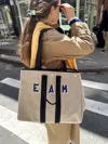 Alex Mill Painted Perfect Weekend Tote In Hemp Canvas