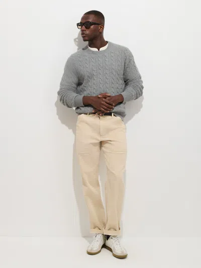 Alex Mill Painter Pant In Fine Wale Corduroy In Oatmeal