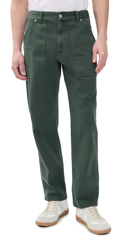 Alex Mill Painter Pants In Denim Faded Cypress In Green