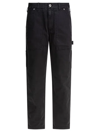 ALEX MILL PAINTER TROUSERS BLACK