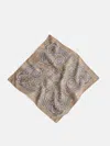 Alex Mill Paisley Scarf In Silk In Neutral