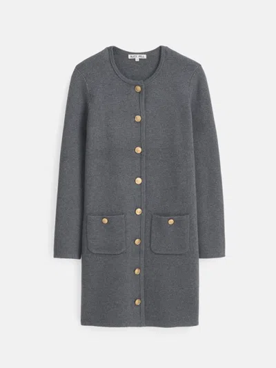 Alex Mill Paris Sweater Dress In Heather Grey