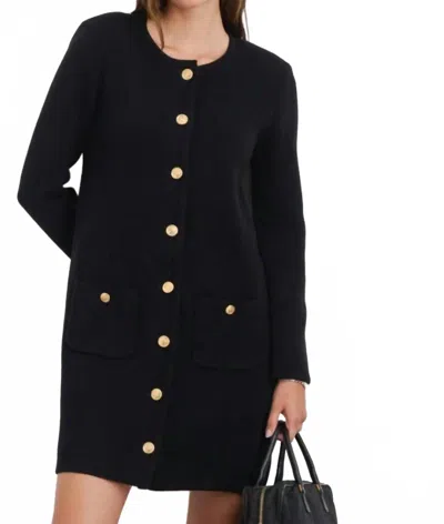 Alex Mill Paris Sweater Dress In Black