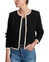 Alex Mill Paris Sweater Jacket In Black