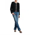 Alex Mill Paris Sweater Jacket In Black In Black