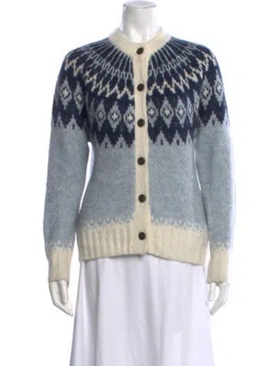 Pre-owned Alex Mill Patterned Crew Neck Sweater In Multi