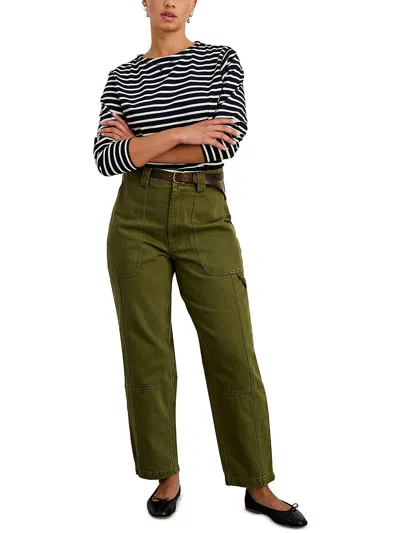 Alex Mill Cotton-corduroy Straight-leg Pants In Green